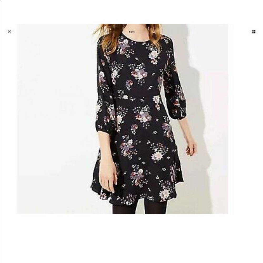Petite Wildflower Flounce Dress